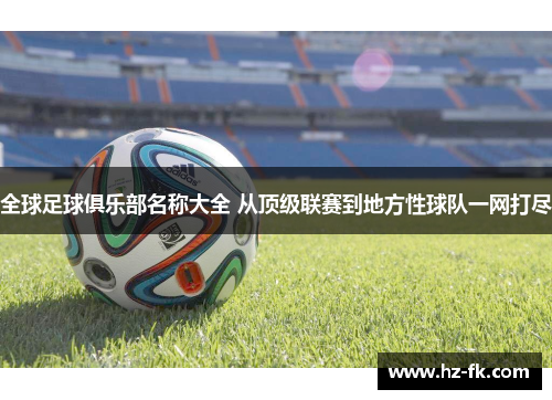 全球足球俱乐部名称大全 从顶级联赛到地方性球队一网打尽